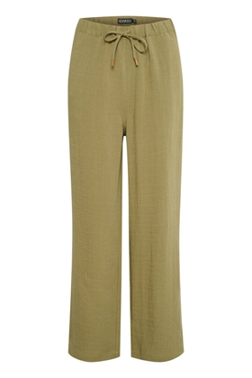 Soaked In Luxury Bukser - SLCamile Pants, Loden Green